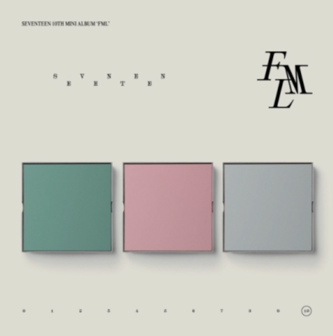 Seventeen 10th Mini Album: FML [Weverse Set + POB]