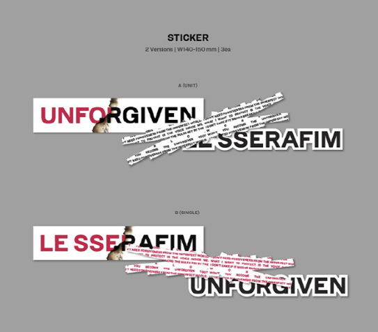 Le Sserafim 1st Studio Album: Unforgiven [Weverse Ver.]