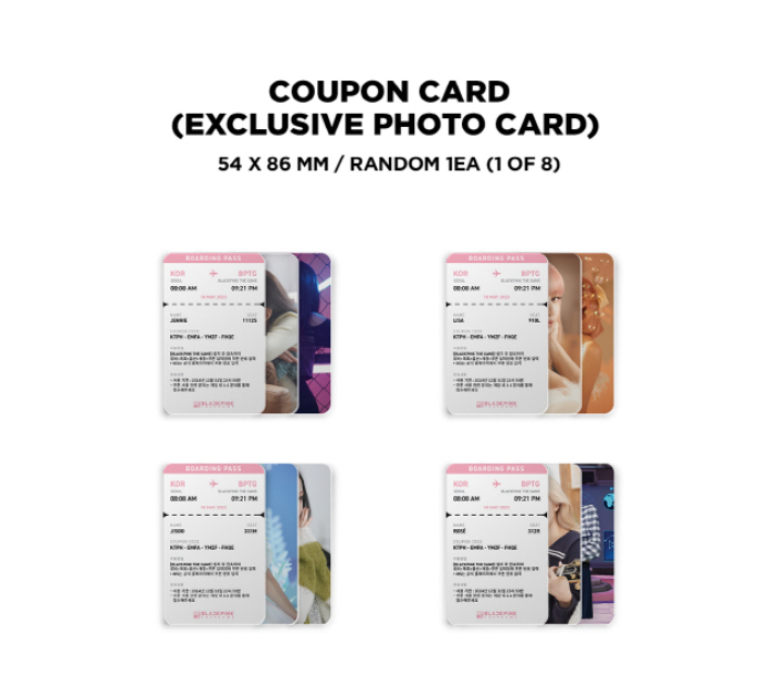 BLACKPINK The Game Coupon Card