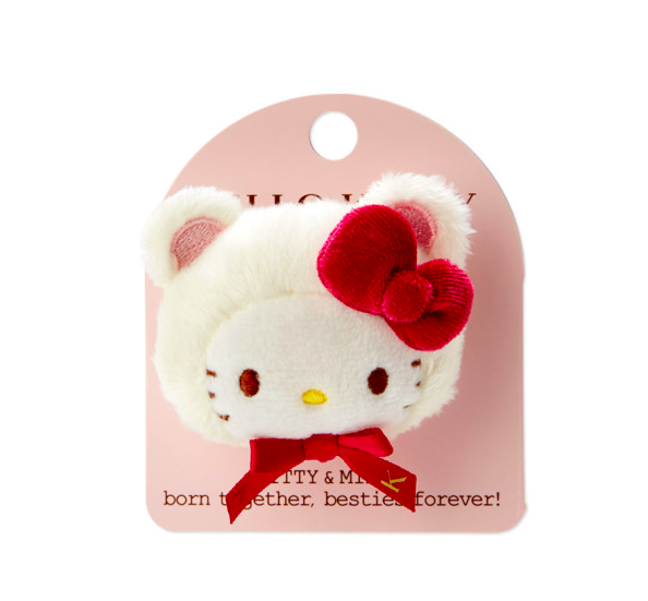 Sanrio Hair Clip Cape Hello Kitty Red