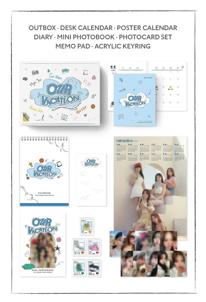 [Pre-Order] LOOSSEMBLE - 2024 Season's Greetings [Our Vacation]