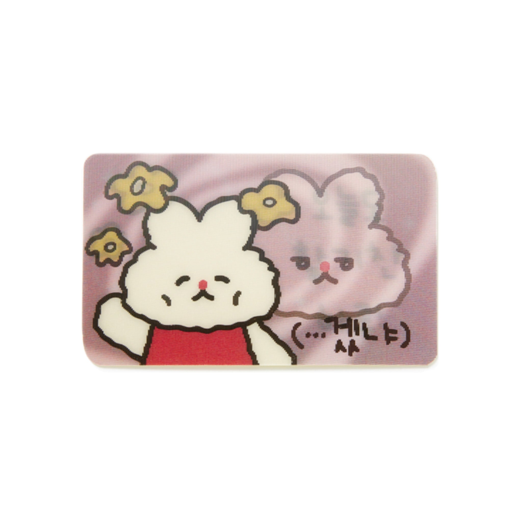 Changing Sticker Bunny