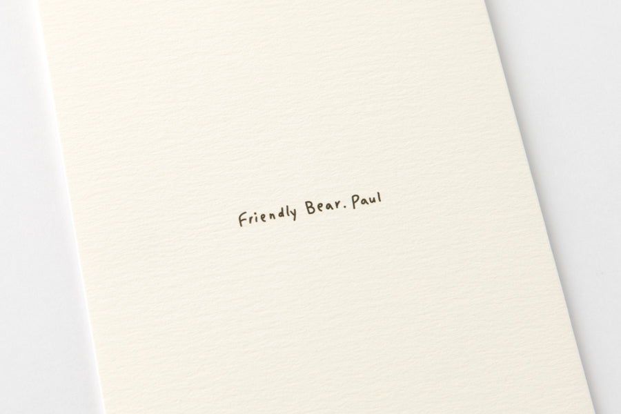 Card Set Friendly Bear Paul Celebration