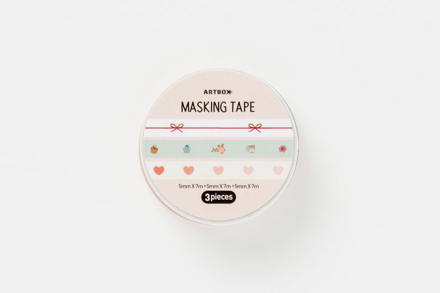 Masking Tape Line Lovely 5mm 3 Piece Set