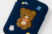 Tablet PC Pouch Teddy Bear Navy 11 inch