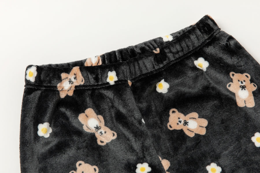 Pajama Pants Black Bear