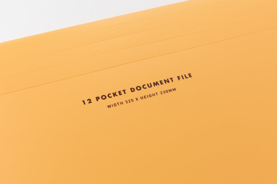 Document File with Band Yellow