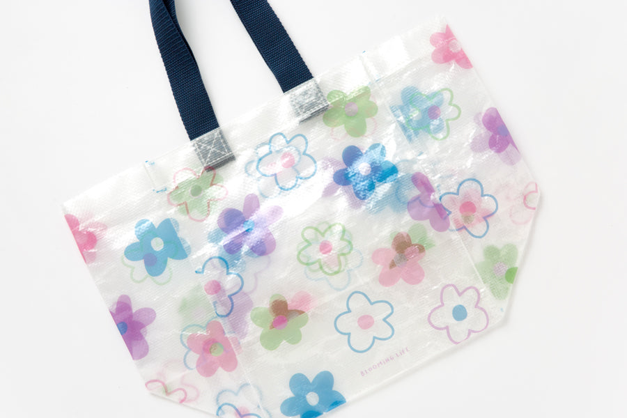 Tarpaulin Bag Flower Transparent S