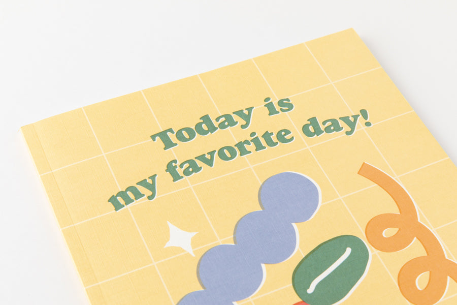 Notebook "Today is My Favorite Day!" Yellow