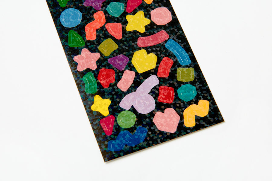 Seal Sticker Multi Confetti