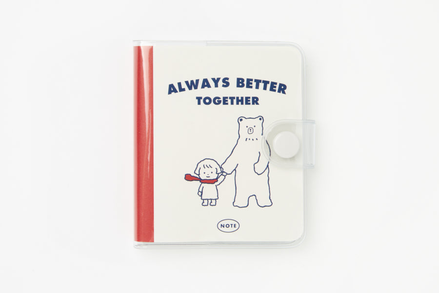 Mini Memo Notebook Bear & Girl