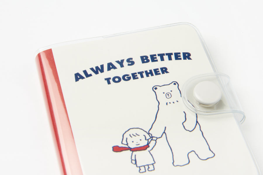Mini Memo Notebook Bear & Girl