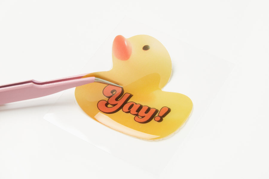 Epoxy Sticker Duck King