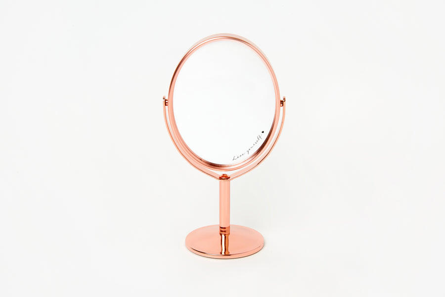 Mini Desk Mirror Rose Gold