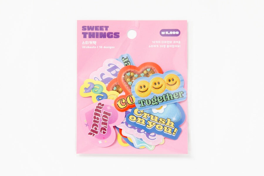 Sticker Set 'Sweet Thins' Food