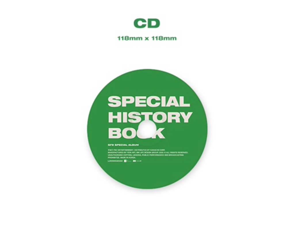 SF9 SPECIAL HISTORY BOOK