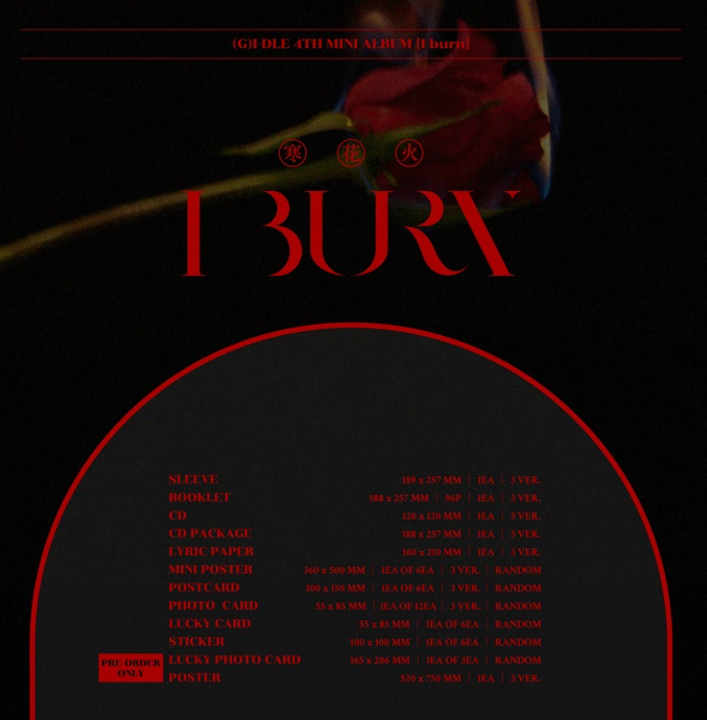 (G)I-DLE 4th Mini Album: I Burn