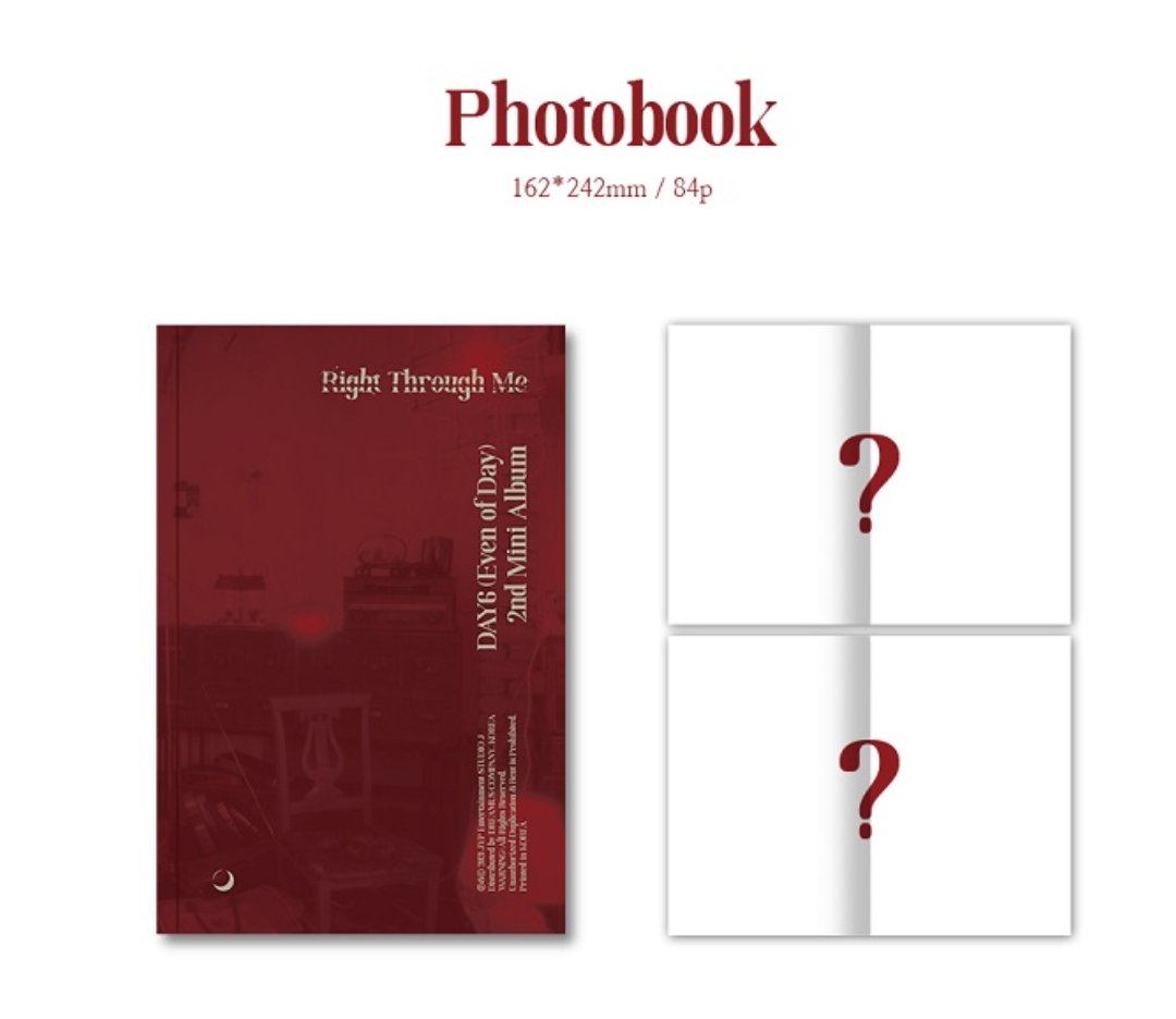 Day6 2nd Mini Album Right Through Me: Even of Day