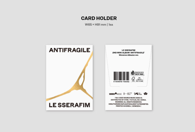 Le Sserafim 2nd Mini Album: Antifragile [Weverse Ver.]