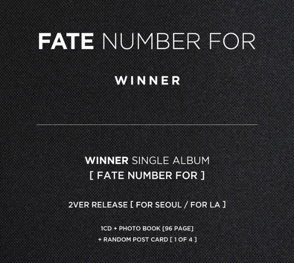Winner Single Album: Fate Number For