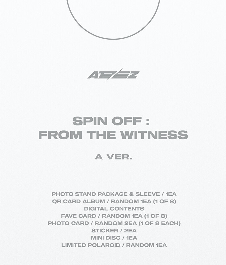 ATEEZ - SPIN OFF : FROM THE WITNESS (POCA ALBUM)