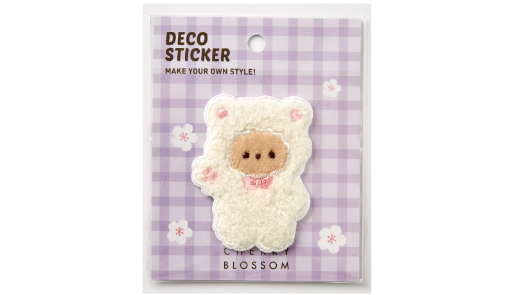 Deco Sticker Cherry Blossom Bear