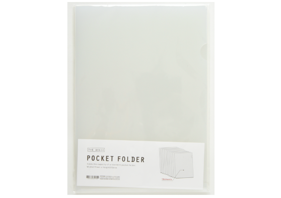 Pocket Folder Transparent Set of 10