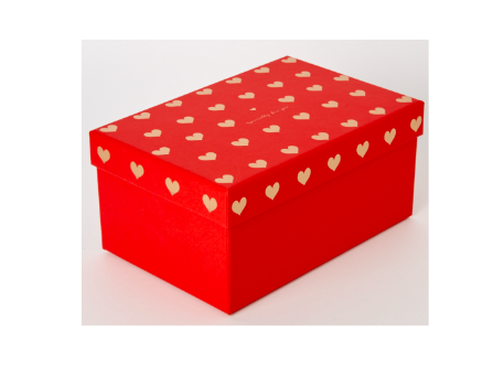 Gift Box 'Special For You' Gold Heart Red