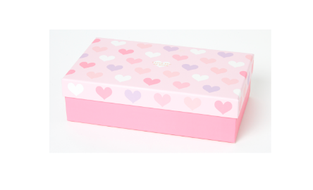 Gift Box Multi Heart Pink L