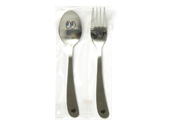 Spoon & Fork Set Sliver