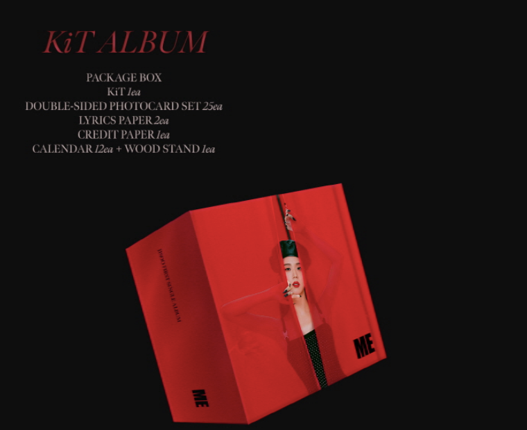 Jisoo (BLACKPINK) 1st Single Album: Me [Kit Ver.]