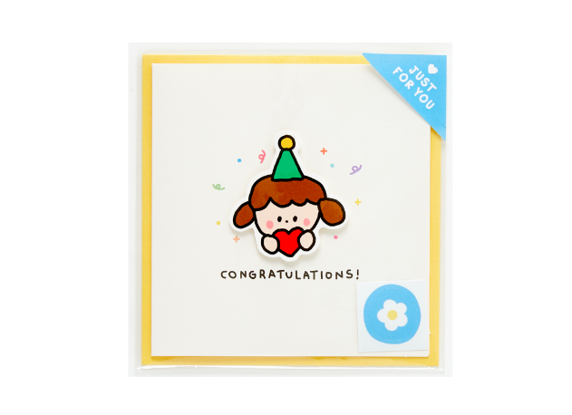 Card Congratulations Girl