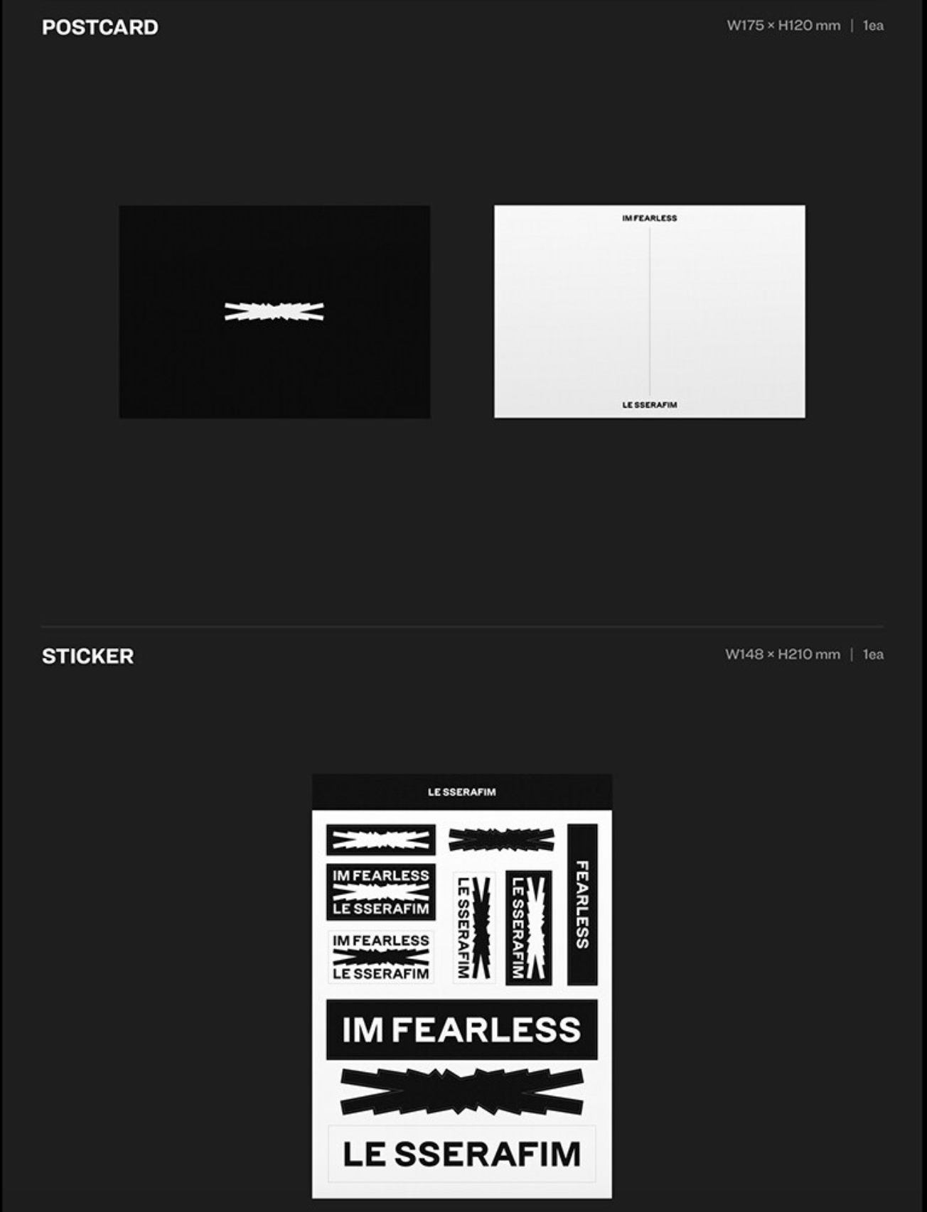 Le Sserafim 1st Mini Album: Fearless