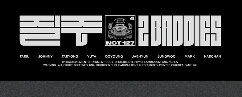 NCT 127 4th Album: 2 Baddies [Digipack Ver.]